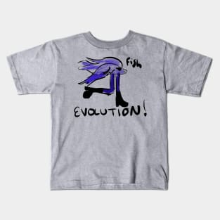 Fish Evolution Kids T-Shirt